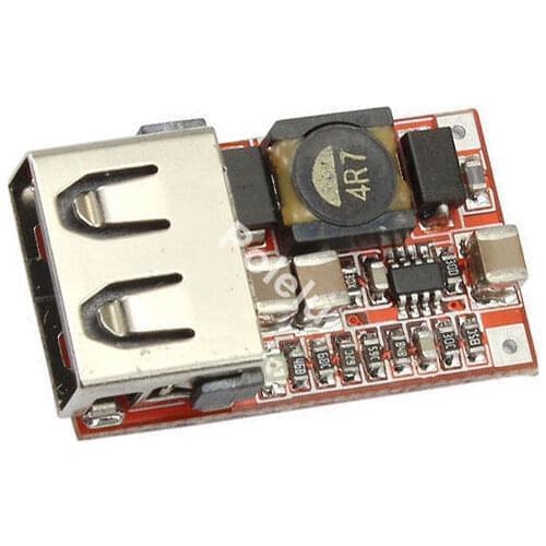 Efficiency 97.5% DC-DC Buck sent down Converter Module 6-24V 9v 12V 19V to 5V 3A Car USB Charger Module Charging