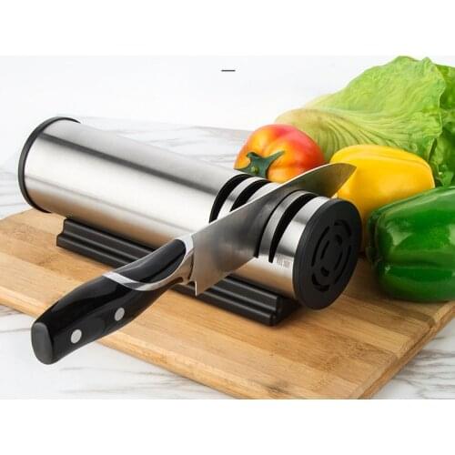 Electric Knife Sharpener Professional Household Kitchen Grinder Quickly Sharpen Scissors Diamond Wheel Tool Apex Eege Blade