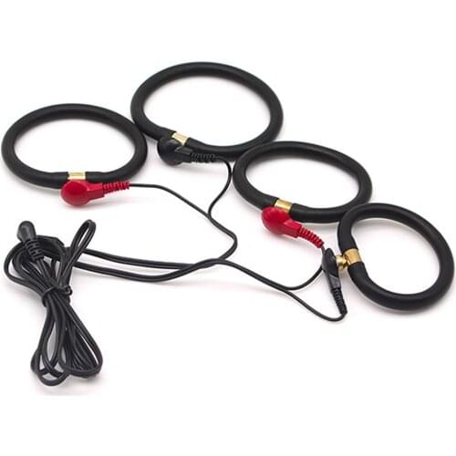 EXVOID Cock Rings Adult Products Delay Ejaculation Electric Shork Accessories Sex Toys for Men Penis Rings Medical Themed Toys