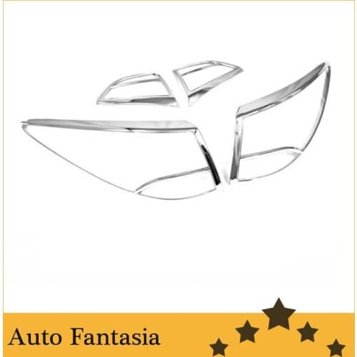 Chrome Tail Light Trim for Hyundai ix35 Tucson 2010 Up-Free Shipping