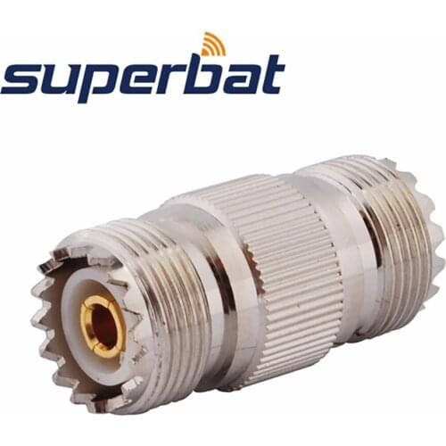 Superbat SO-239 UHF Female to UHF SO239 Jack Straight RF Coaxial Adapter Connector