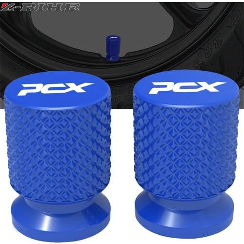 Motorcycle Wheel Tire Valve caps Airtight Covers For HONDA PCX 125 PCX125 PCX 150 PCX150 2010 2011 2012 2013-2020 With PCX LOGO