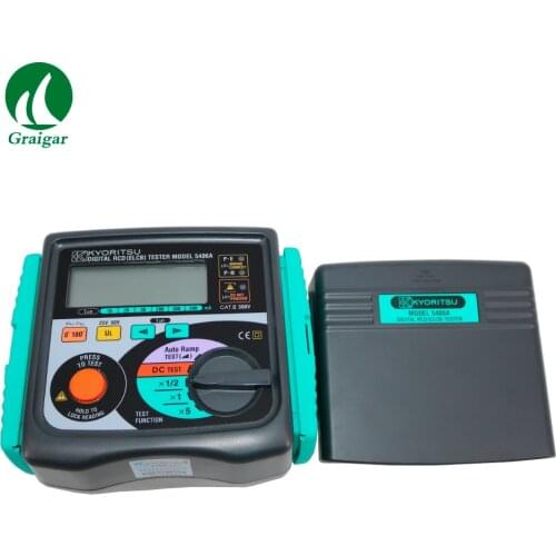 KYORITSU 5406A Digital RCD (ELCB) Testers Custom microprocessor controlled for highest accuracy and reliability