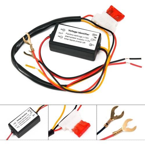 Harness Controller Vehicle Waterproof 12~18V Daytime Running Light Mini