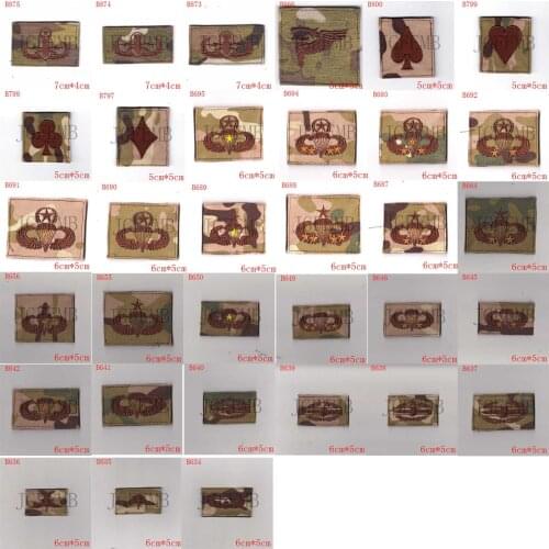 Multicam U.S.ARMY NAVY AIRFORCE Skills Military Tactical Embroidery patch