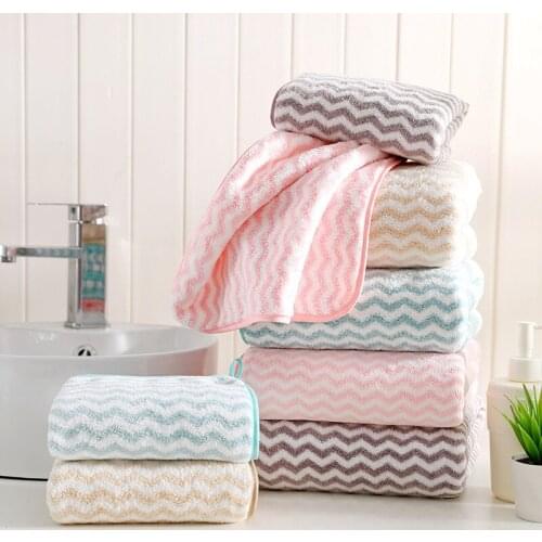 2pcs/set Polyester towel set solid 1pc face towel and 1pc bath towel Quick Dry Towels bathroom for Adult