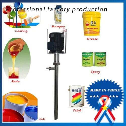 High Quality 16GPM(60LPM) Stainless Steel 316 Industrial Drum Pump HP-550W+500HV