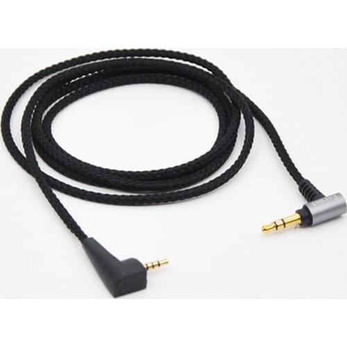 Earphone Audio Nylon Cable For Sennheiser HD438/439/451 HD461G/i HD471i Headphone Replacement Parts 3.9/4.9/6.6FT Optional