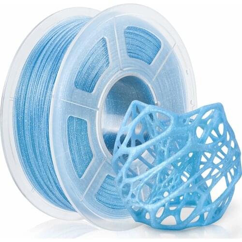 PLA 1KG Flash Blue Color PLA 1.75mm 1kg 3D Printer Filament 3D Printing Materials Non-toxic Fast Shipping New Color