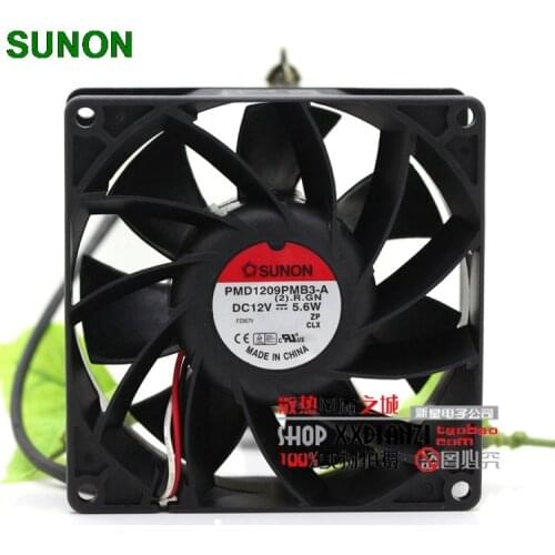 For Sunon PMD1209PMB3-A 9cm 9238 5.6W 12V double ball large air volume industrial cooling fan