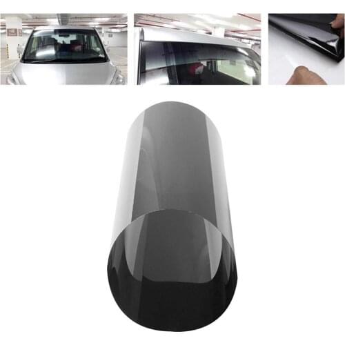 Car Front Windscreen 20cm X 150cm Clear Solar Film Anti-UV Sun Shade Film Sticker Car Sun Protection Accessories