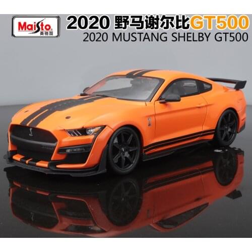 Maisto 1:18 2020 Ford Mustang SHELBY GT500 Sports Car Diecast Model Car Toy New In Box Free Shipping NEW ARRIVAL