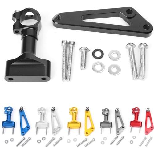 For Honda CB600F HORNET CNC Steering Damper Stabilizer Bracket Mounting Holder Set 2007-2016 Motorbike Parts Accessory Aluminum