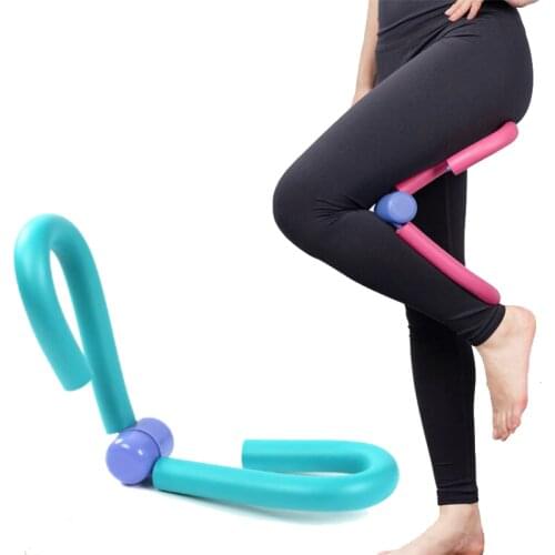 PVC Leg Thigh Muscle Exerciser Arm Waist Workout Machine Gym Sports Inner leg Training Fitness Equipment Portable