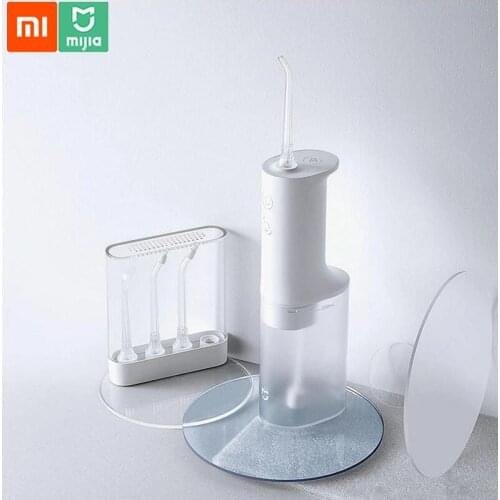 Xiaomi Mijia Electric Oral Irrigator Water Flosser 200ml Capacity IPX7 Waterproof Water Toothpick Dental Care 4 Gear Level