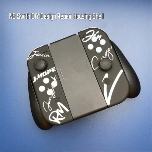NS Console Joy Con Replacement Housing Shell Case for Nintendos Switch Controller Back Faceplate Cover Housing Shell Repair Case