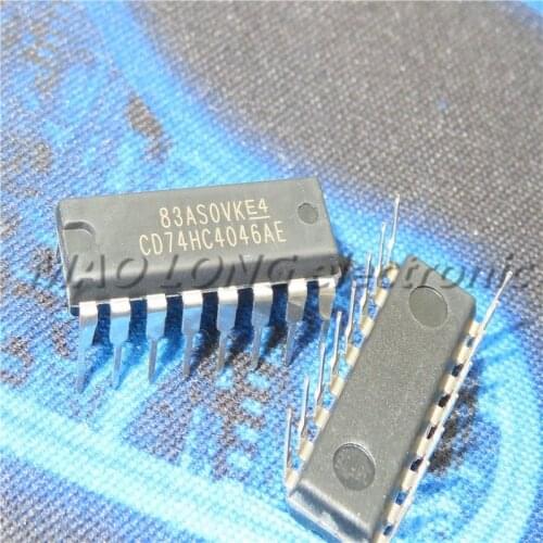 10PCS/LOT CD74HC4046AE DIP-16 In-Line Phase Lock Loop Chip Brand New Original IC IC