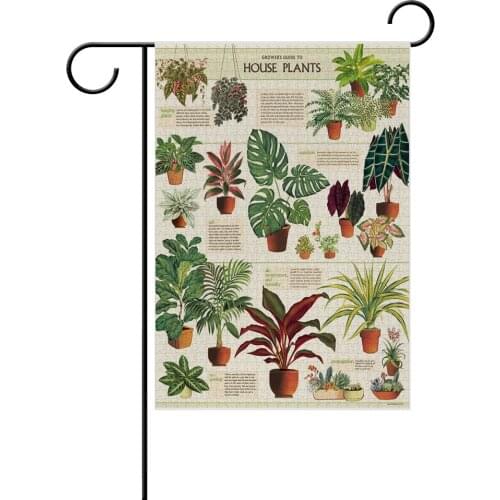 2pcs/lot Double-sided Garden Flag Decorative Tropical Plant Fruit Pumpkin 30*45cm Decor House Yard Banner Without Flagpole