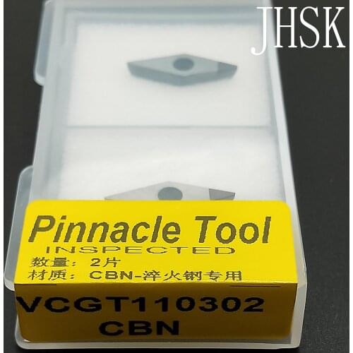 2pcs VCGT110302 04 PCD CBN Cutting Aluminum Copper Processing tools blade inserts High cost performance