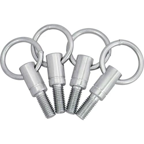 4pcs/ Pack Bass Drum Strap Hook Mounting Adapter Screws Metal Material