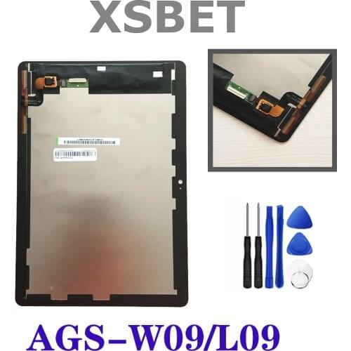 9.6" For Huawei Mediapad MediaPad T3 10 AGS-L03 AGS-L09 AGS-W09 BZA-W00 L00 T3 LCD display touch screen digitizer assembly +tool