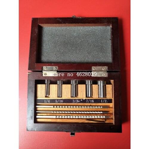 9 pcs/set HSS Inch Size keyway broaches with 5 pcs bushings and 1 shim High quality One Year Warranty