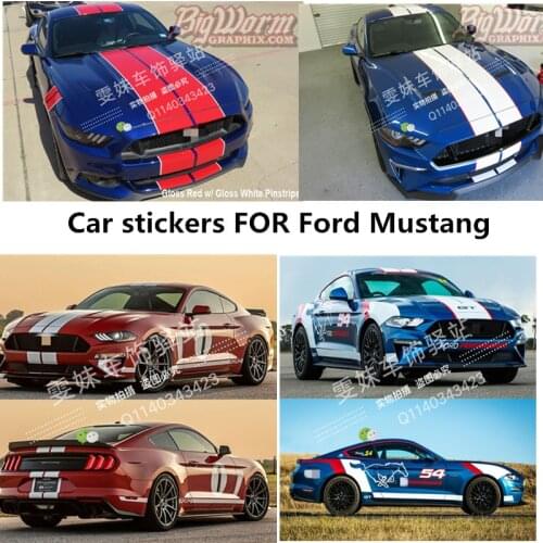 Car stickers FOR Ford Mustang GT body modification car stickers MUSTANG 2019 personalized custom competition stickers