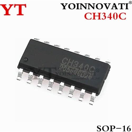 10pcs/lot CH340C CH340 SOP-16 IC best quality