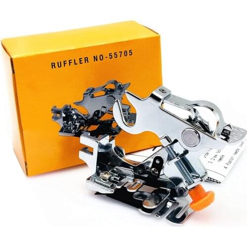 Domestic Sewing Machine Parts Ruffler Foot (#55705) For Singer Brother Juki Low Shank Sewing Machine 7yj140