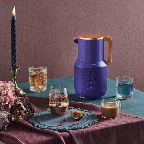 220V Electric Kettle 800ML Portable Tea Maker Stainless Steel Water Boiler Thermostatic Teapot 4 Gear Temperature Warm Kettle