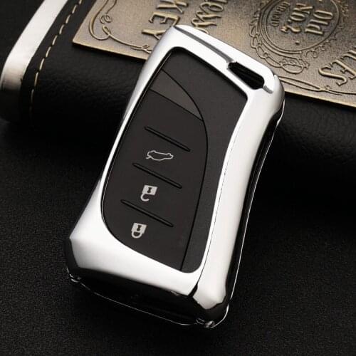 JY Zinc Alloy Remote Key Shell Car Smart Key Case Cover Car Accesories Styling For LEXUS ES200 ES260 ES300H 2018 2019
