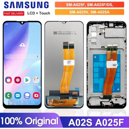 Original 6.5'' Display For Samsung Galaxy A02s LCD Display Touch Screen Digitizer Replacement Panel For A02s A025 A025F Lcd