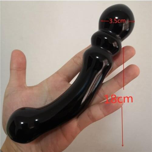 18cm Natural Black Obsidian Yoni Wands Gemstone Body Massage Pleasure Wand Stick Exercise Toys Crafts Birthday Gift
