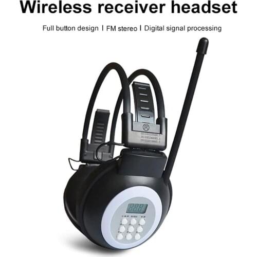 HRD-308S headphones Portable Foldable Digital Wireless Headphone 50-108MHz FM Radio Stereo Headset