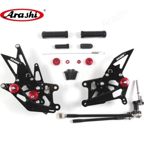 CNC Adjustable Footrest For HONDA CBR600RR 2009 - 2016 CBR 600 RR 600RR Rearset Aluminmum CBR600 600CC Pedal Foot Rest Pegs