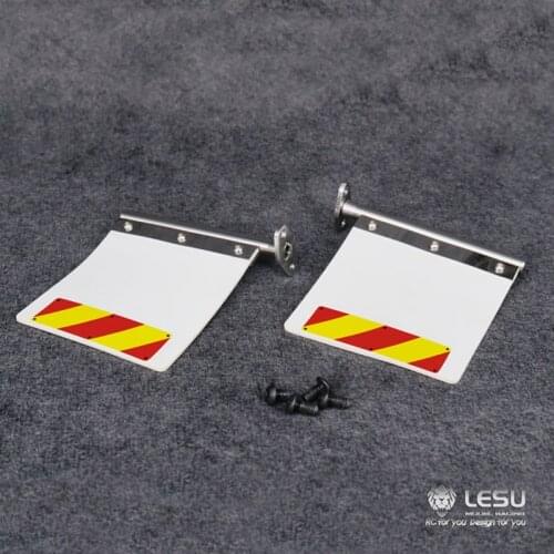 Rubber LESU Rear Mudguard Fender for 1/14 TAMIYA RC King Hauler Grand Hauler Globe Liner Tractor Truck DIY Model