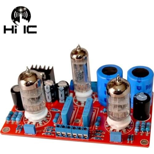 Buffer 6N3 Tube Preamplifier Amplifier board Pre-amp Audio 6Z4 Tube Bile Rectifier Tube Pre AMP Board