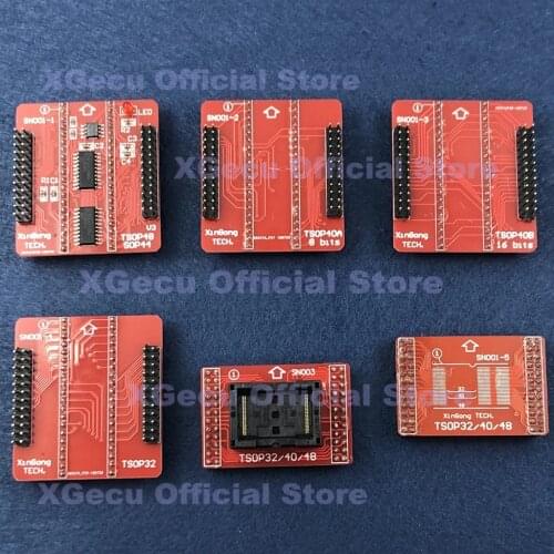 TSOP32/40/48 TSOP48 ZIF socket adapter for XGecu TL866A TL866CS TL866II Plus USB Universal Programmer SPI Flash