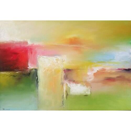 High quality Oil painting Canvas Reproductions Abstract Landscape by Florin Popei L hand painted