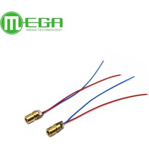20pcs/lot 5v laser head laser diode copper laser tube 6mm