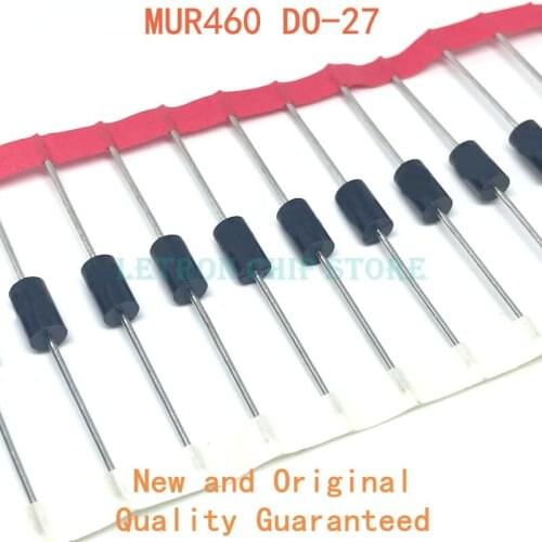 20PCS MUR460 DO-27 MUR460R DO-201 4A 600V Ultrafast recovery diode