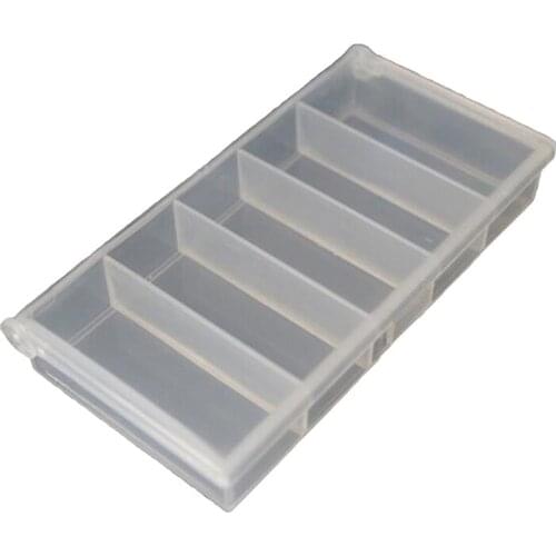 5 Grid Fishing Tackle Box Bait Lure Hooks Storage Case Fishing Tool Tackle Sorting Box Transparent Connector Collection Tools