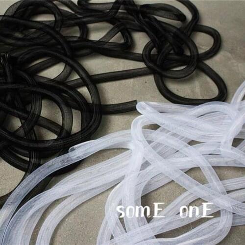 Elastic Pipe Accessories Black White Free Twist Shap DIY Artwork Modelling Decor Handmade Jewelry Wedding Designer Fabric