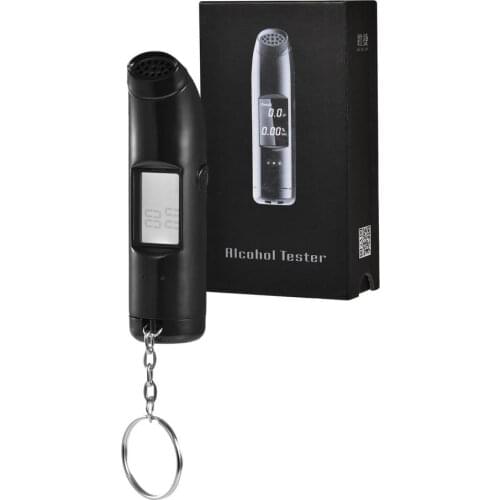 Breathalyzer Digital Alcohol Tester Breath Analyzer Professional LCD Screen USB Charger Alcohol Detection Device for Police