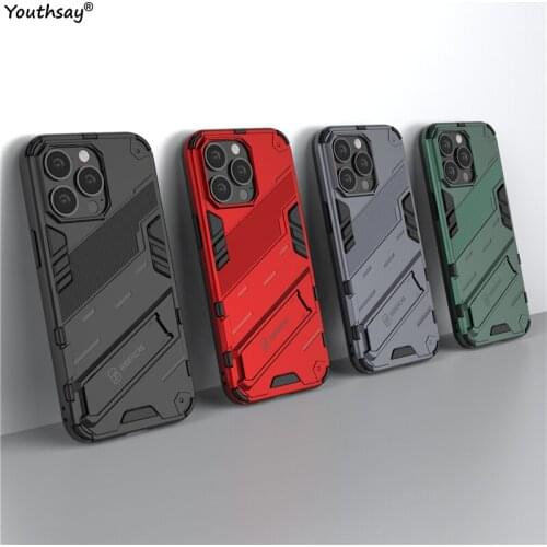 For iPhone 13 Pro Case For iPhone 13 Pro Cover Hard Protective Armor Invisible Holder Cover For iPhone 13 Pro Max Mini Case
