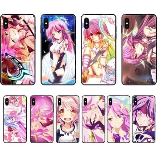 Tpu Black Soft Black Phone Case Vintage Cartoon No Game No Life Jibril For Xiaomi Redmi Note 4 5 5A 6 7 8 8T 9 9S Pro Max