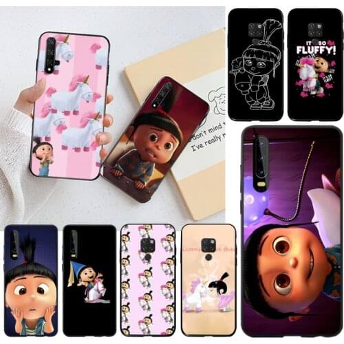 YJZFDYRM Despicable Me Unicorn Agnes Phone Case Cover for Huawei P40 P30 P20 lite Pro Mate 20 Pro P Smart 2019 prime