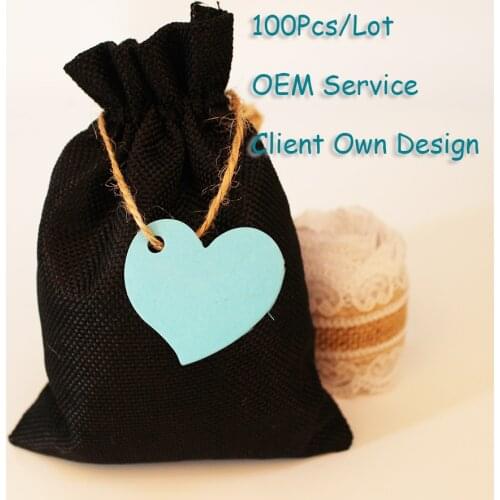 Heart Shape Decor Tags Apparel Cloth Tags Kraft /black/Brown Paper Tags Packing Label 100Pcs/Lot Can Be Customized