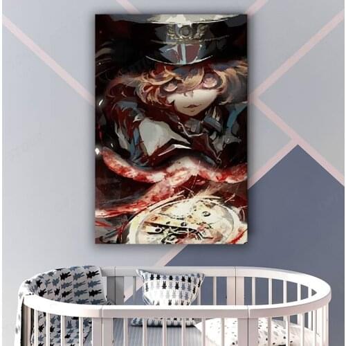 The Saga of Tanya The Evil fashion Canvas Art Print Pictures Painting Wall Decor For Living bedroom Poster