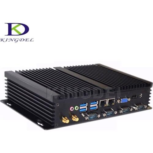 Best price Intel celeron 1037G 4*COM 2* Lan port Linux micro pc Computer desktop Mini pc linux hdmi Win 7/8/10 Support NC250